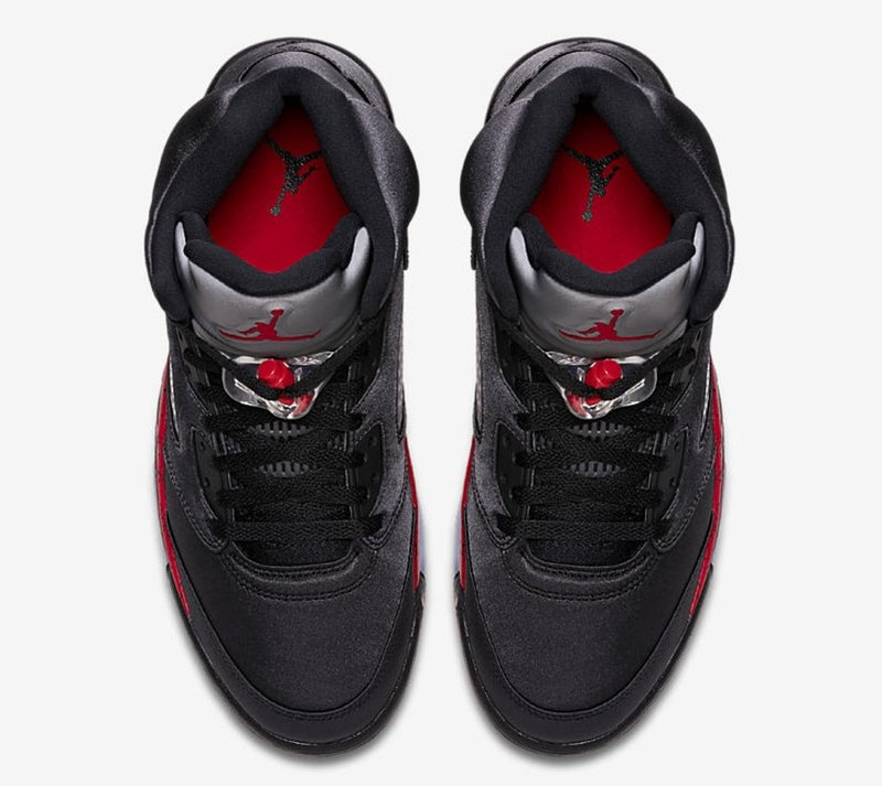 Nike Air Jordan 5 VI Retro Satin Bred - Black/University Red