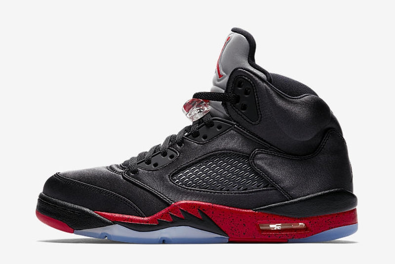 Nike Air Jordan 5 VI Retro Satin Bred - Black/University Red