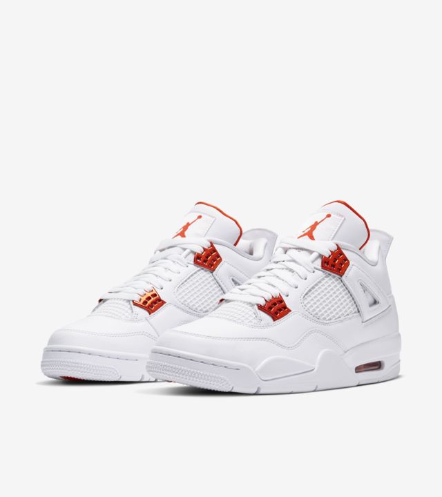 Nike Air Jordan 4 Retro Orange Metallic