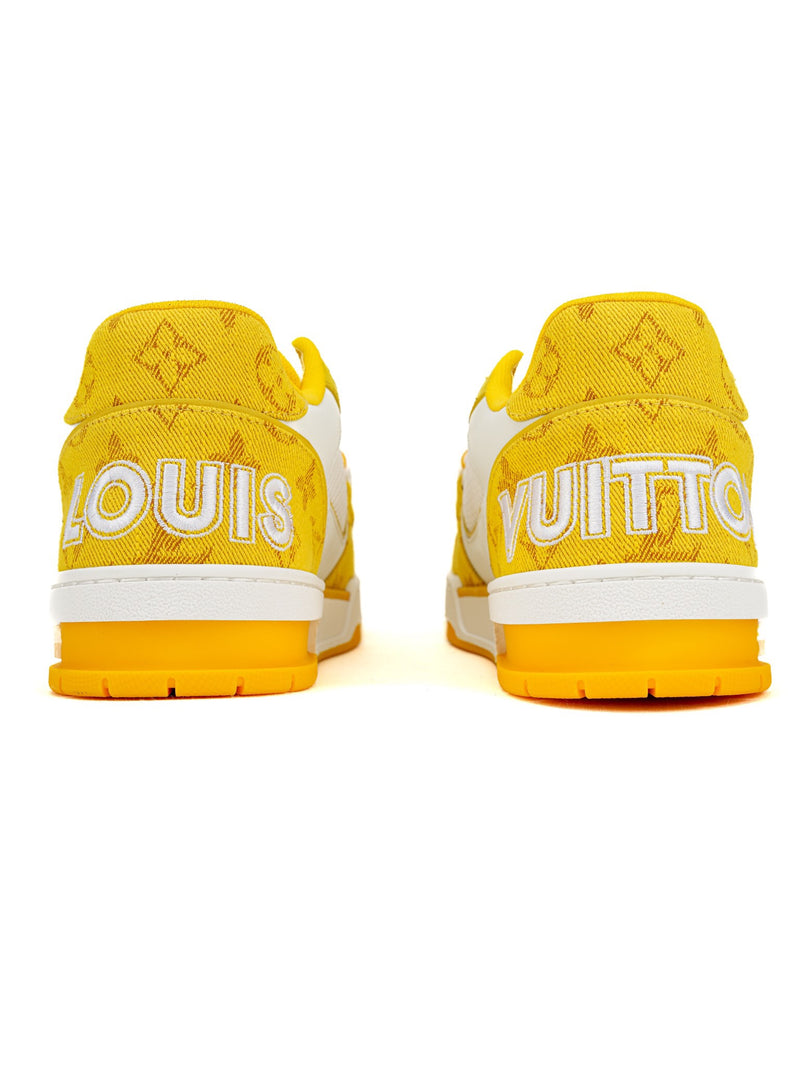 Louis Vuitton Trainer yellow Monogram