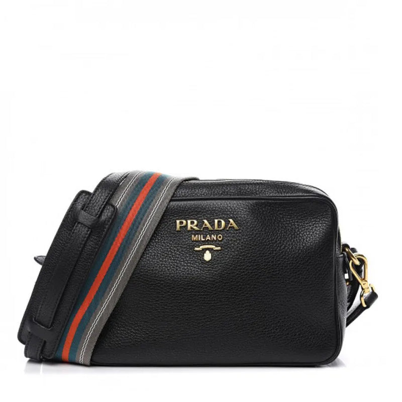 Bolsa Prada Vitello Daino Preta