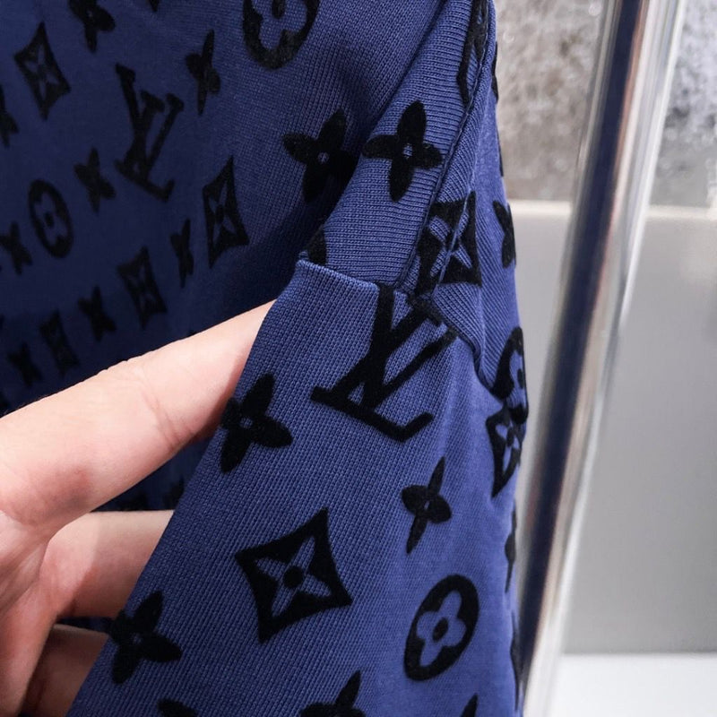 LV Monogram Over Printed Men T-Shirt