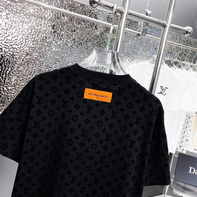 LV Monogram Over Printed Men T-Shirt