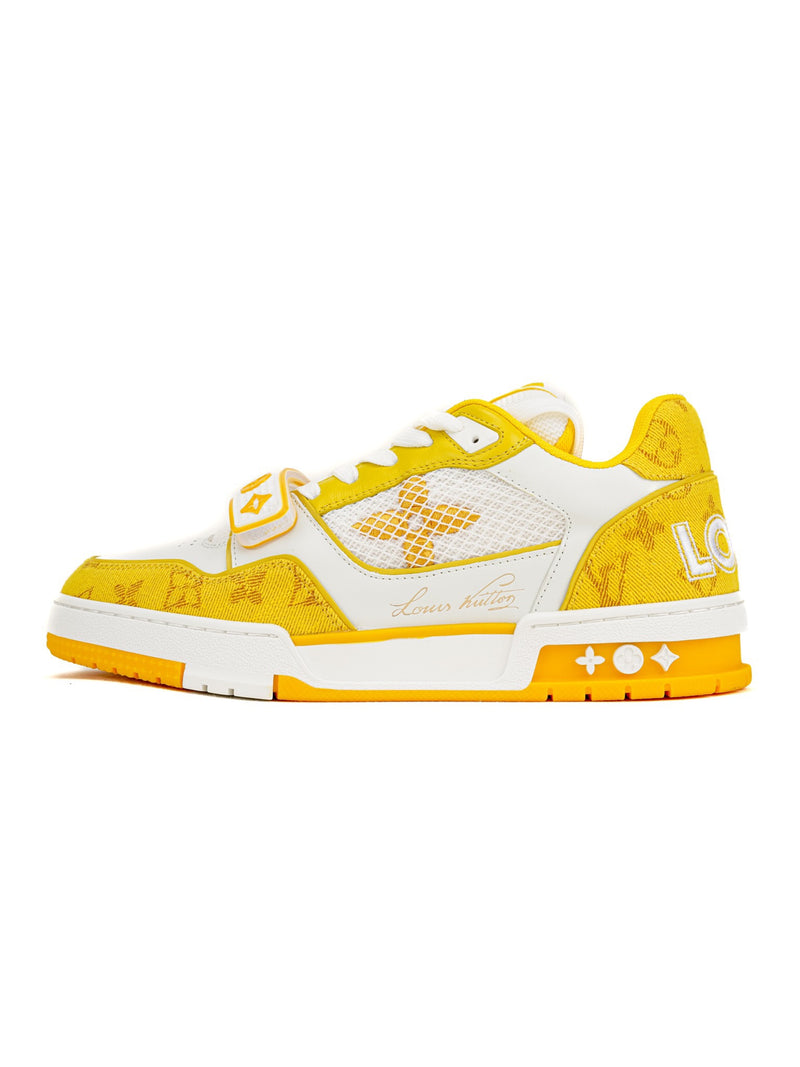 Louis Vuitton Trainer yellow Monogram