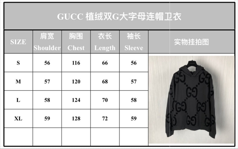 23SS GUCCI Hooded